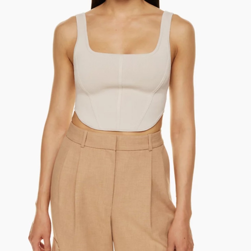 Artizia Sculpt Knit Bustier tank